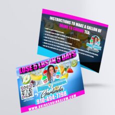 D2S FLYER DESIGN - 2 SIDED SZ 4X6 *DESIGN ONLY NO PRINT